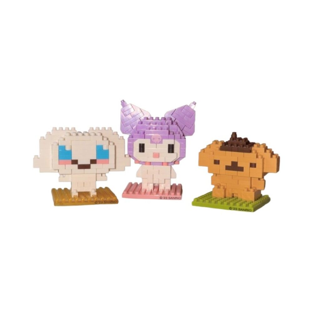 sanrio x nanoblock building blocks figure bundle